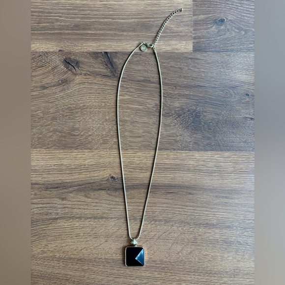 Joe Fresh Jewelry - 🖤✨ Black & Gold Square Pendant Necklace | Joe Fresh ✨🖤